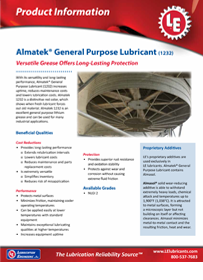 1232 Almatek® General Purpose Lubricant Product Info (PDF)