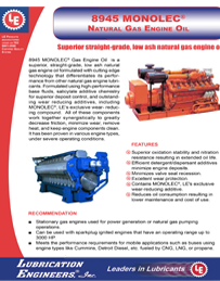 8945 Monolec® Natural Gas Engine Oil (PDF)