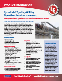 9000-9011 Pyroshield® Syn Hvy & XHvy Open Gear Lubricants Product Info (PDF)