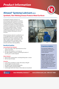 9901 Almasol® Syntemp Lubricant Product Info (PDF)