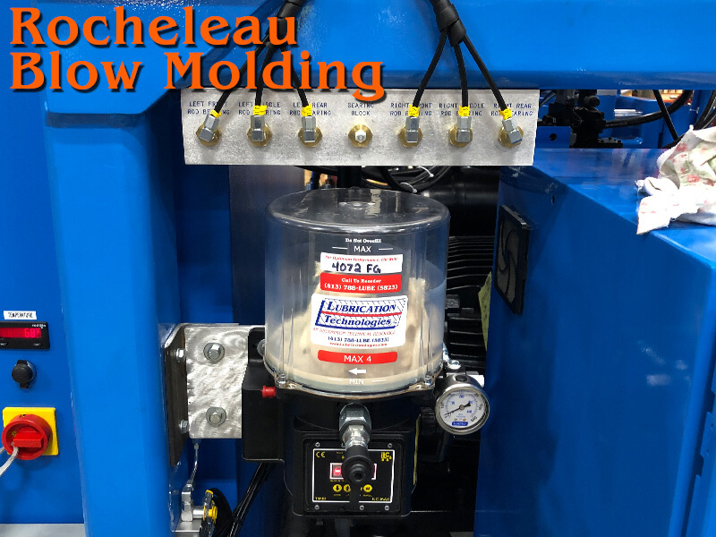 Rocheleau RS-80 Reciprocating Screw Blow Molding Machine