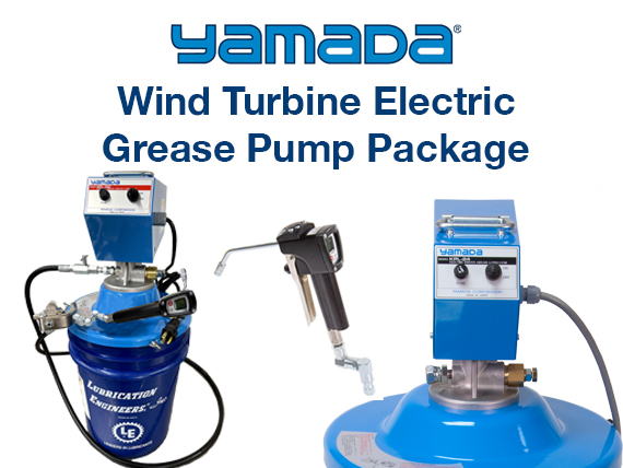 YAMADA Wind Turbine Electric Grease Pump Package
