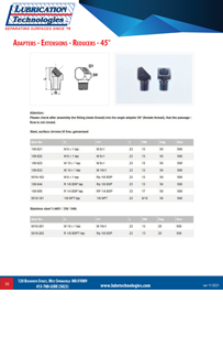 Adapters-Extension-Reducers-Fittings