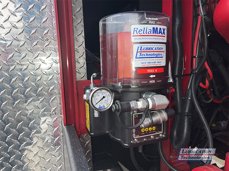 Pierce Fire Truck ReliaMAX™ Automatic Lubrication System Installation