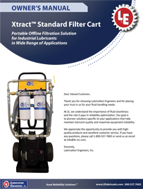 Xtract Filter Cart Manual