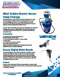 Wind Turbine Electric Grease Pump Package PDF