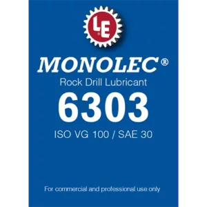 Monolec Rock Drill Lubricant 6303 product label