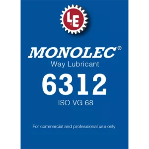 Monolec Way Lubricant 6312 product label