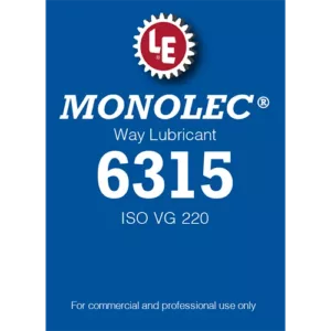 Monolec Way Lubricant 6315 product label