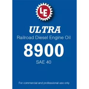 Ultra Railroad Diesel Engine Oil 8900 SAE 40 product label