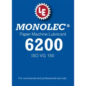 Monolec Paper Machine Lubricant 6200 product label