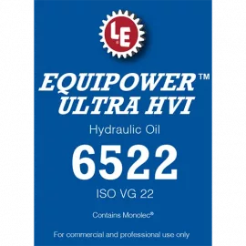 equipower-ultra-hvi-hydraulic-oil-6522-label