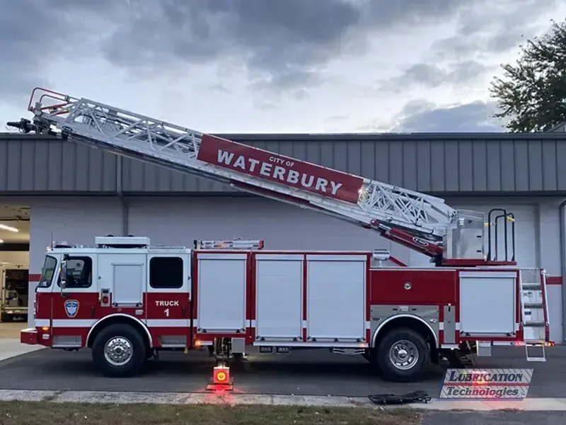 ReliaMAX Automatic Lubrication System installation on Fire Truck